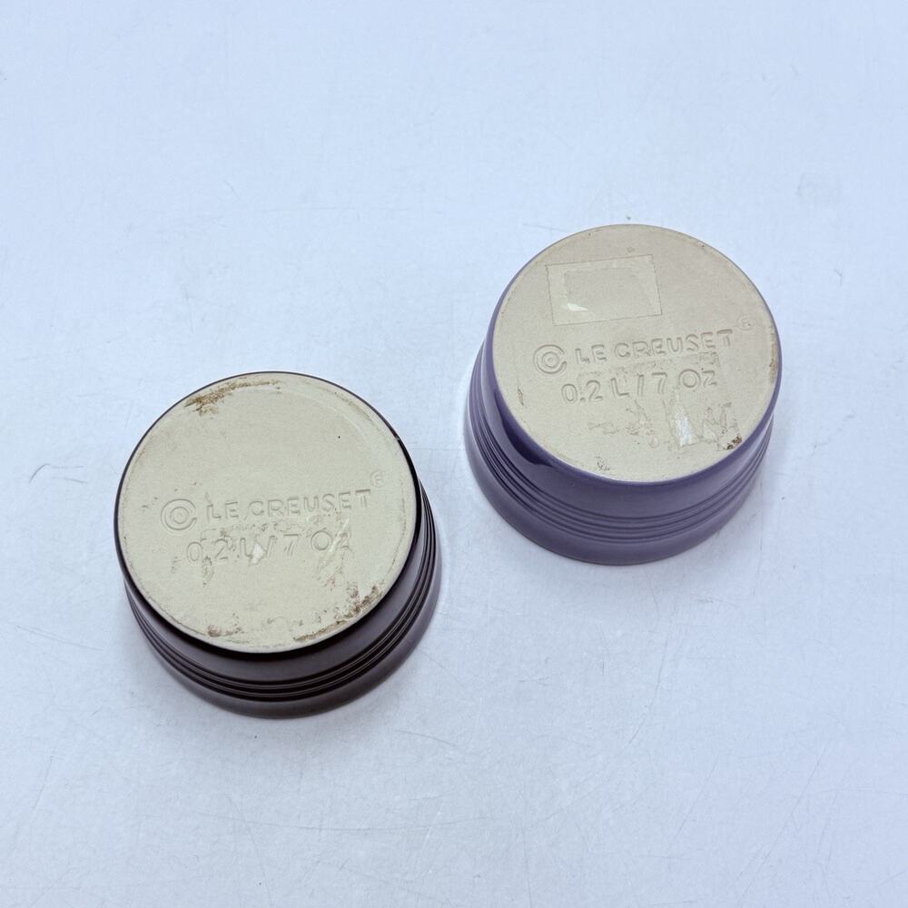 2 Le Creuset Ramekin 7 oz Lavender Purple - Picture 3 of 3